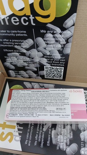 Canesten pessary 100mg 6 - -,