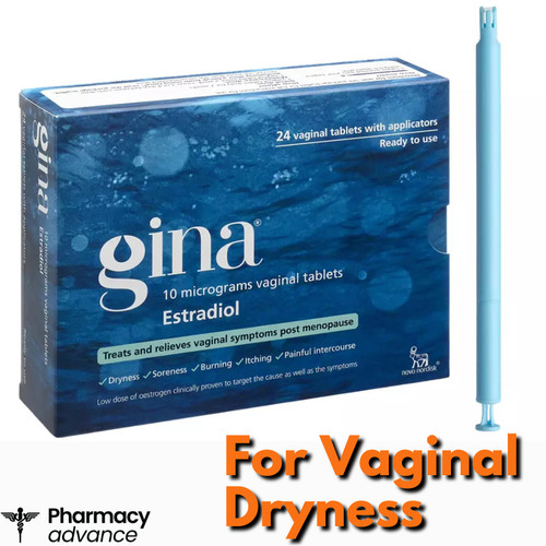 Gina estradiol 10mcg vaginal - gina,