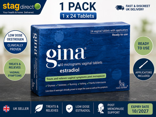 Gina estradiol 10mcg vaginal - 10mcg,