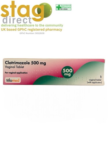 Vaginal thrush 500mg pessary - 500mg,
